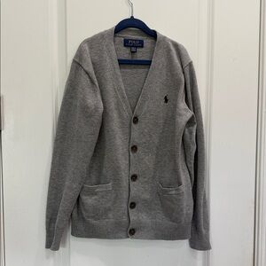 Polo by Ralph Lauren Men's Gray Cardigan